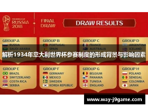 解析1934年意大利世界杯参赛制度的形成背景与影响因素